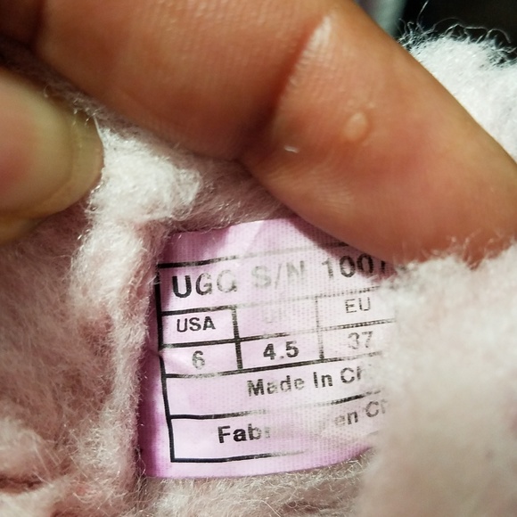 Ugg Purple Dakota Slip On Shoe Size 6 - Picture 8 of 8